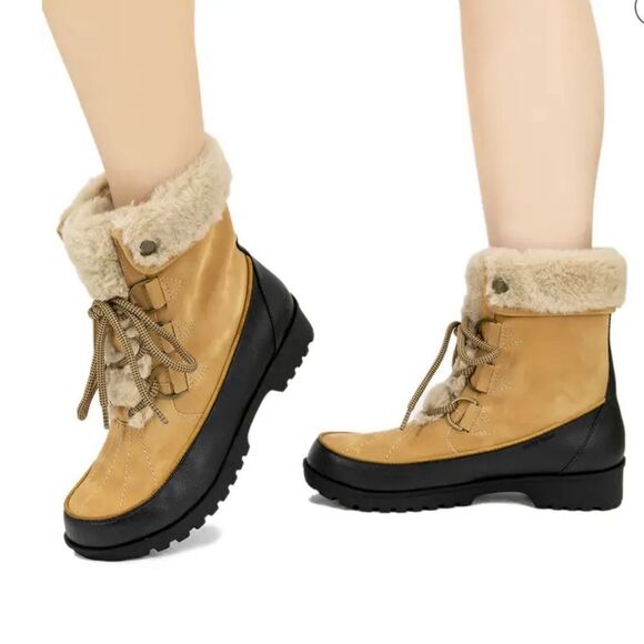 Jambu Northgate Faux Fur Trim Boots - Picture 1 of 6